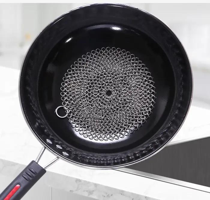 Net de nettoyage de cuisine en acier inoxydable
