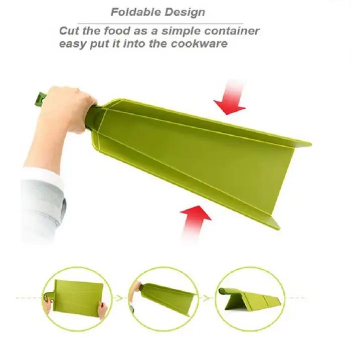 Produits ménagers écologiques, outil de cuisine pliant, planches à découper en plastique, planche à découper