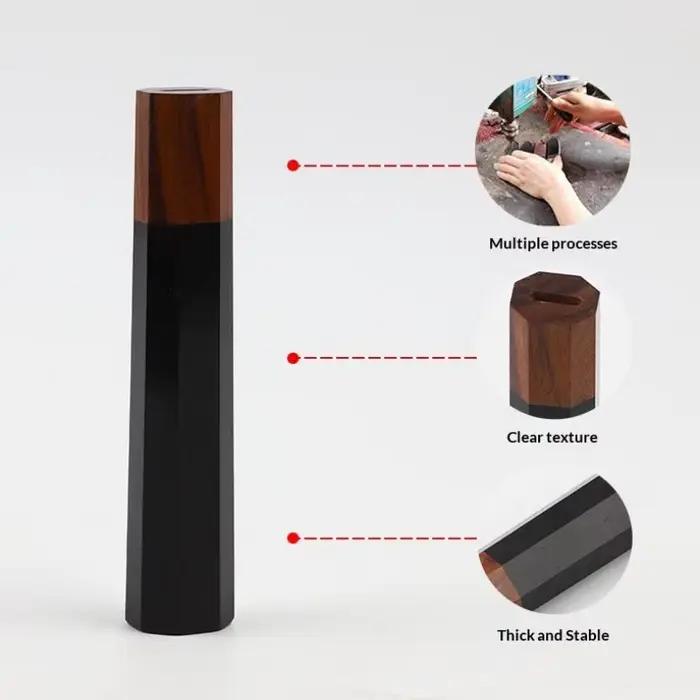 【xxx】Manche de couteau octogonal pour bricolage