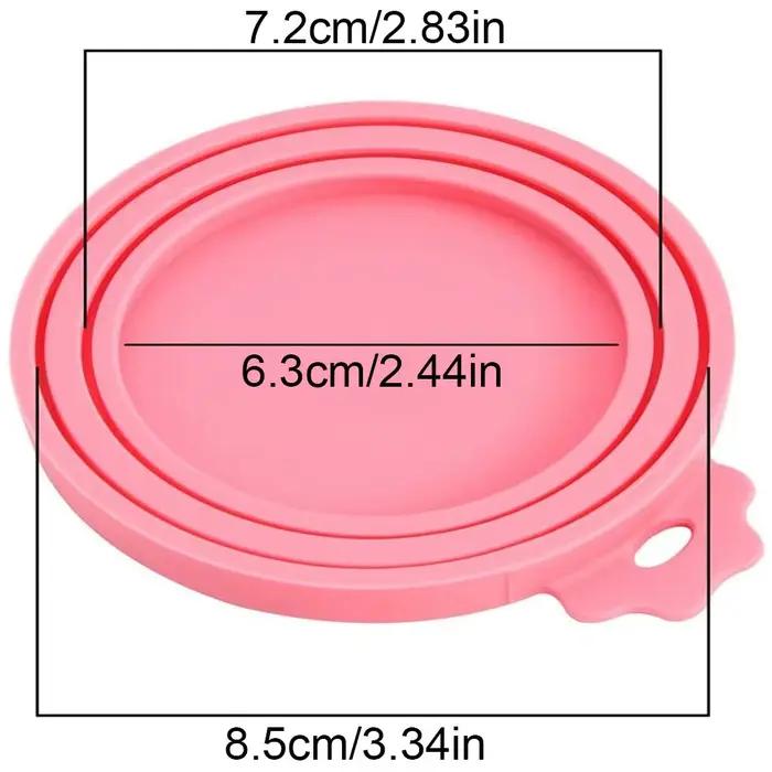 Couvercle en conserve de Silicone 3 en 1