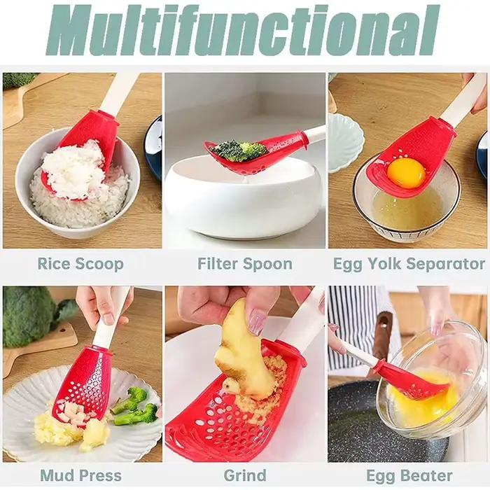 Cuillère de cuisine multifonctionnelle
