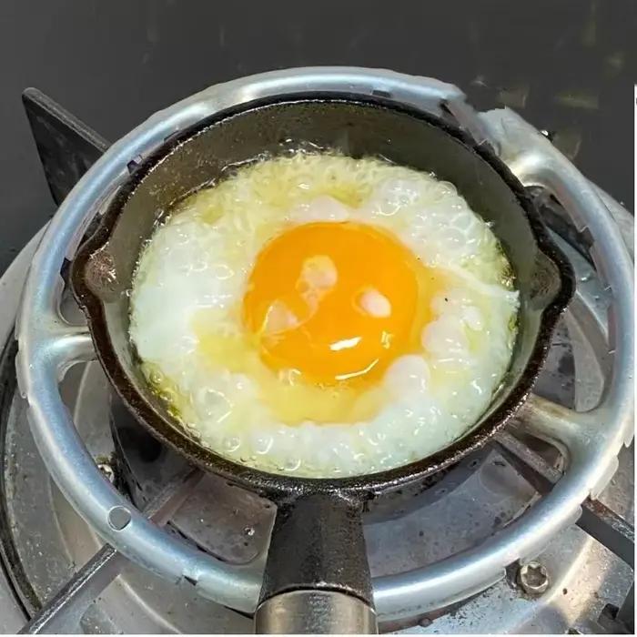 Mini poêle à Omelette antiadhésive en fonte, boulettes divines, poêles chaudes, petit déjeuner, Omelette Portable, petits œufs de cuisine