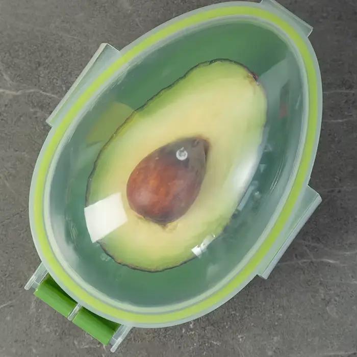 Boîte de rangement de cuisine Portable avec couvercle Transparent