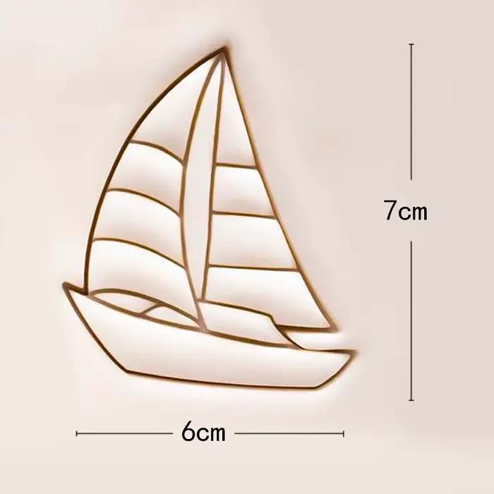 Emporte-pièces en forme de bateau à voile sous-marin à vapeur