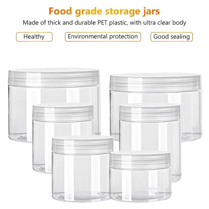 Pots de stockage avec couvercles