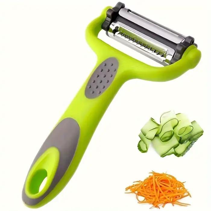Éplucheur de légumes multi-fonctions 3 en 1 râpe éplucheur de pommes de terre éssentiel de cuisine coupe-légumes multifonctionnel ustensile de cuisine professionnel pour préparer des plats savoureux et frais