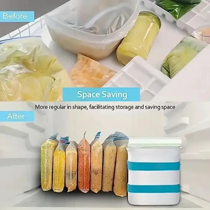 Conteneur de congélateur de soupe en Silicone