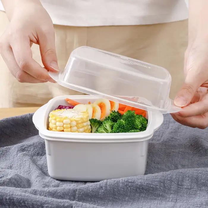 Cuiseur à vapeur à micro-ondes, cuisine domestique, récipient alimentaire polyvalent pour légumes, poisson, chignon cuit à la vapeur, boulettes, riz, préparation des repas