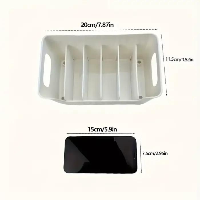 Étagère à épices simple et amovible, grande capacité, pour réfrigérateur, placard ou plan de travail. Boîte de rangement pratique.