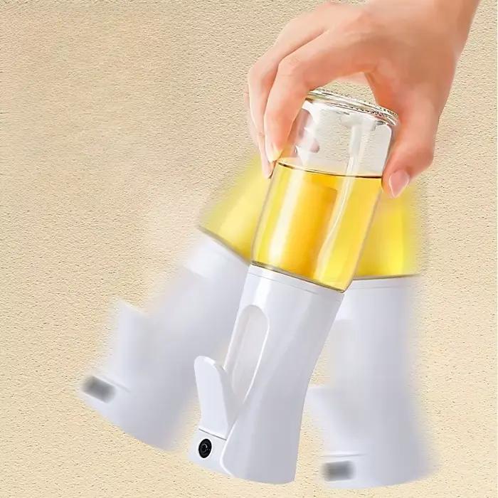 Bouteille pulvérisateur en verre pour cuisine, friteuse à air, bouteille pulvérisateur d'huile comestible, bouteille pulvérisateur, atomiseur, réservoir d'huile