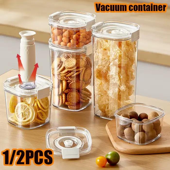 Récipient scellé sous vide pour grains de café boîte de rangement de céréales et de riz pot sous vide électrique pour conservation des aliments occasions spéciales à offrir