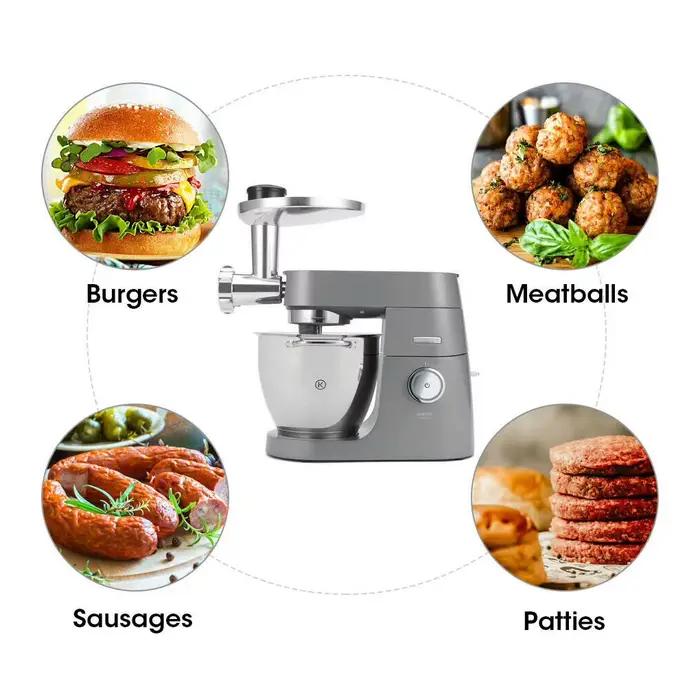 Accessoire de broyeur alimentaire, trancheur et broyeur de viande de remplacement pour Kenwood Chef, accessoires de mélangeur sur socle, buse насадка