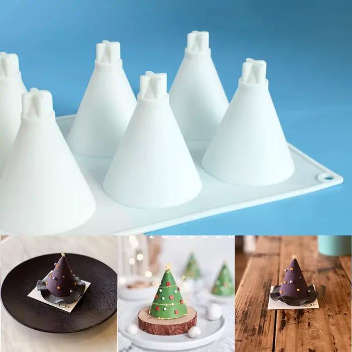 Moule à pâtisserie en Silicone en forme de cône pour arbre de noël