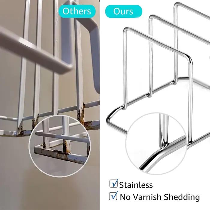 Support de planche à découper en acier inoxydable