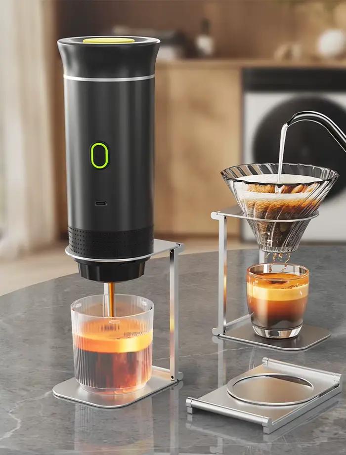 Support d'égouttement de café pliable