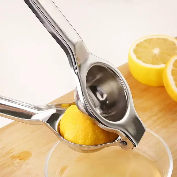 Presse-citron manuel en acier inoxydable, processeur, accessoires de cuisine, jus de fruits, presse-agrumes, Orange, presse-citron