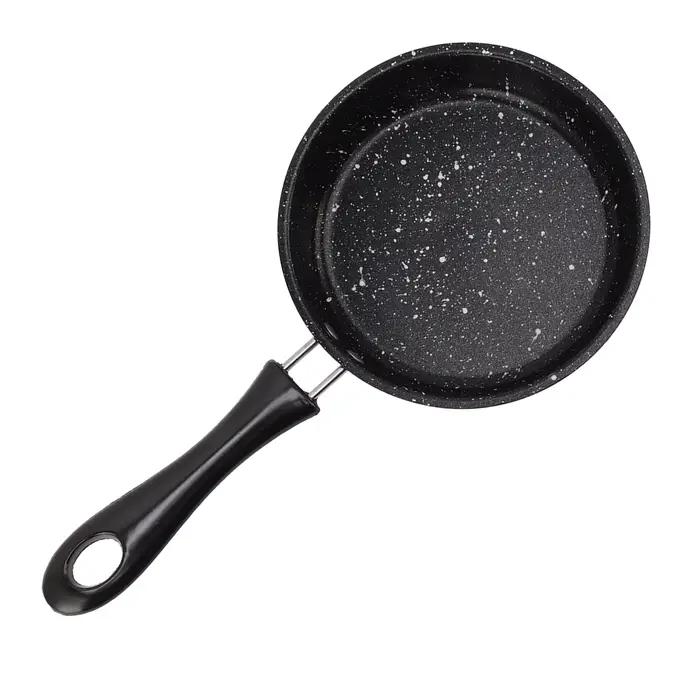 Poêle à Frire en Acier Inoxydable, Poignée Ergonomique, Conduction Rapide et Unie, Antistick, pour Bcopropriété, Steak, Oignon, emouf
