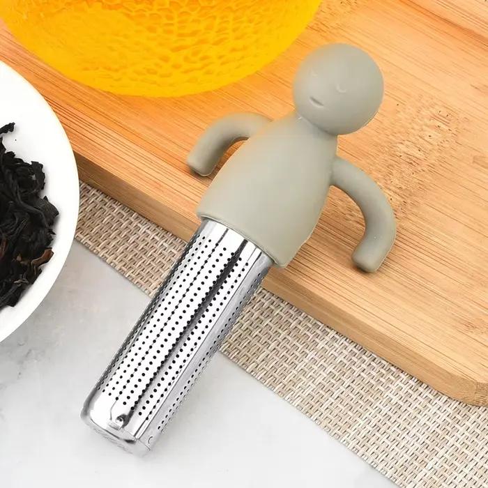 Infuseur à thé en acier inoxydable, accessoire de cuisine pour thé, usage domestique, bar à manger, jardin, pour femmes et hommes, occasions spéciales et quotidiennes