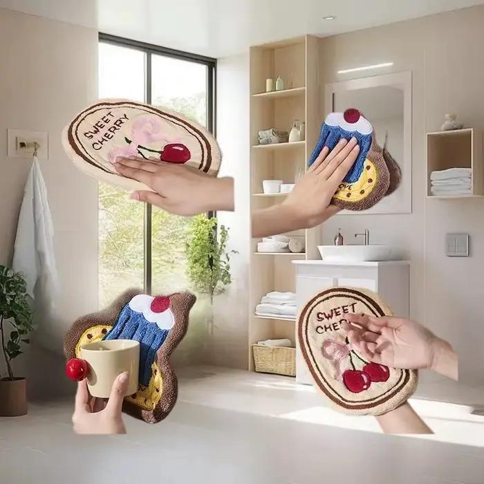 Serviette de cuisine absorbante pour salle de bain, chiffon mural épais, serviette de nettoyage pour la cuisine