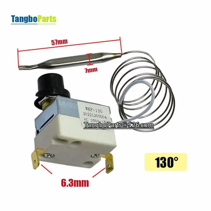 Friteuse électrique avec contrôle de la température, four à crêpes, protecteur de limite de température, thermostat, 110 °, 130 °, 230 °, 240 °, 250 °, 280 °
