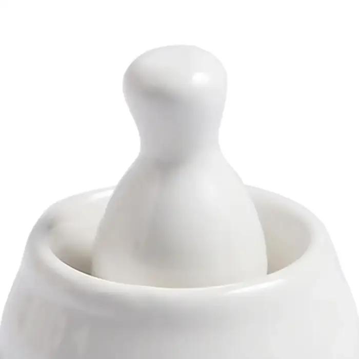 Ensemble de mortier et de pilon en céramique pour broyer des épices, des herbes et plus de décoration de cuisine, broyeur d'herbes essentiel et Durable, broyeur de pilules