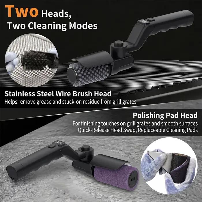 Brosse de nettoyage électrique pour barbecue