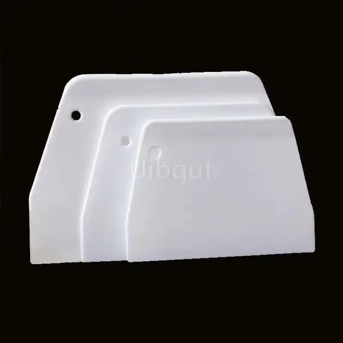 Coupe-pâtisserie en plastique, planche blanche, grattoir à pâte à Pizza, spatules à gâteaux, outils Fondant Sugarcraft, trapézoïdal, pain boulanger, couteau à beurre
