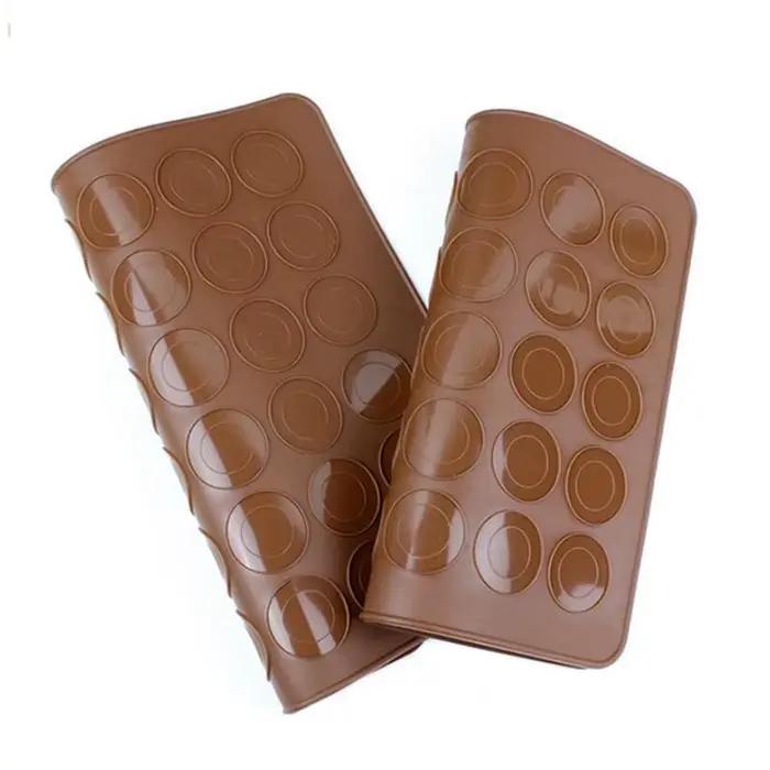 Nouveau Tapis de Cuisson en Silicone à 30 Cavités pour Macarons et Pâtisseries