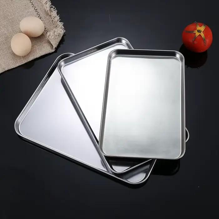Plateau rectangulaire en plastique vibrant pour buffets commerciaux et fêtes familiales multicolore robuste et facile à entretenir pour servir du riz et des nouilles