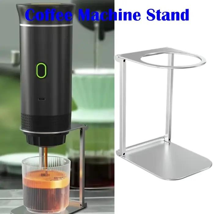 Support de machine à café pliable en alliage d'aluminium pour amateurs de café robuste et élégant pour préparation de café occasions spéciales