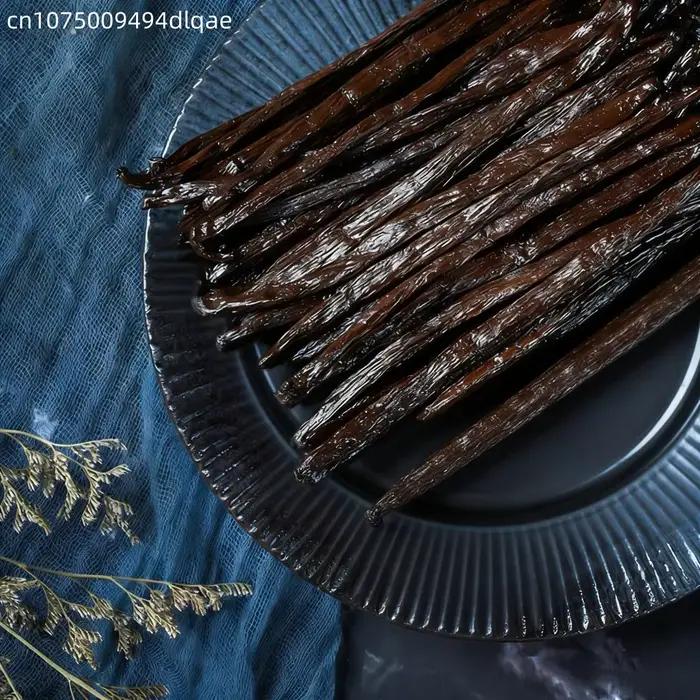10/20 pièces de gousses de vanille de Madagascar 14-17 cm, gousses de vanille naturelles, encens aromatique pur, parfum d'intérieur, fournitures de bricolage