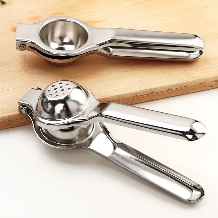 Presse-citron manuel en acier inoxydable, processeur, accessoires de cuisine, jus de fruits, presse-agrumes, Orange, presse-citron
