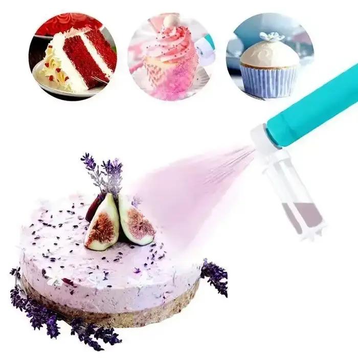 Pompe de pulvérisation de paillettes de gâteau écologique