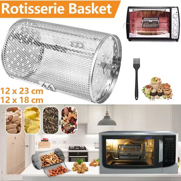 Mir à rôtissoire en acier inoxydable