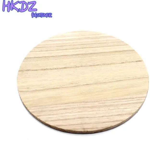 Plaques rondes en bois massif pour bricolage artisanal occasions spéciales création de bijoux et accessoires de décoration