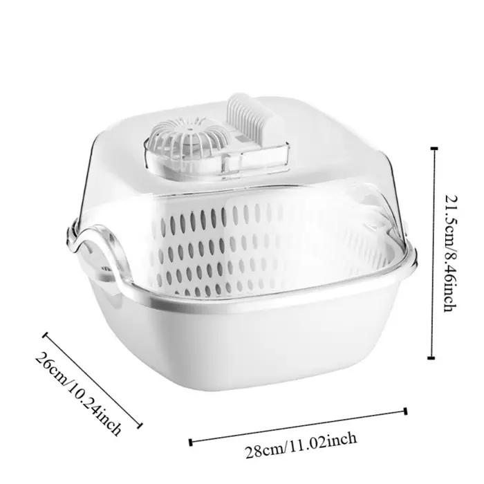 Décongélateur alimentaire ultraviolet sans fil 4-en-1, machine à décongeler la viande à faible bruit avec boîte de décongélation amovible pour fruits