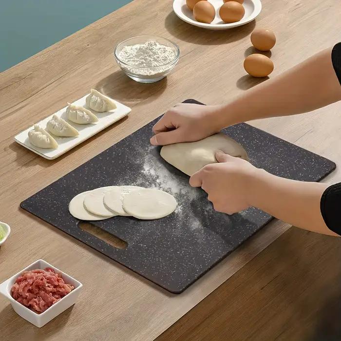 Planche à Découper Texture Marbre PP Antibactérienne et Résistante au Mildiou