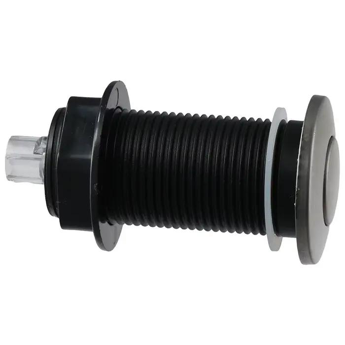 Interrupteur de broyeur de déchets de cuisine bouton en acier inoxydable avec tuyau d'air facile à installer pour comptoirs épais occasions quotidiennes et cadeaux de valeur