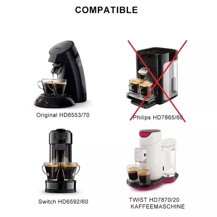 Capsules de café en acier inoxydable pour machines