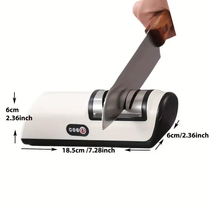Aiguiseur de couteaux électrique rechargeable par USB professionnel