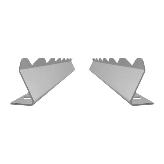 Ensemble de supports de brochettes, bâtons de Barbecue, brochettes de Barbecue, brochettes métalliques pour griller les viandes