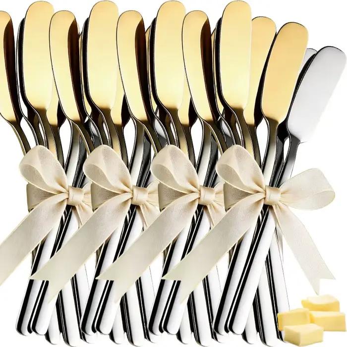 Spatule à fromage et à dessert en acier inoxydable design moderne pour la cuisine et la table occasions spéciales