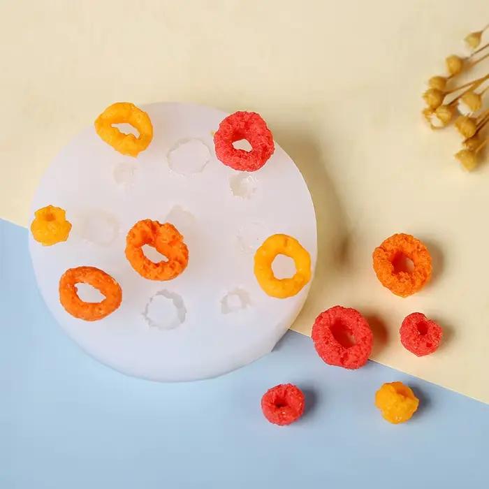 Moule en silicone 3D en forme de fruit pour bricolage résine cire artisanat couture bijoux personnalisés occasions spéciales