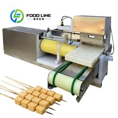 Machine Automatique Pour Enfilage De Brochettes De Viandes Et Kebab Acier Inoxydable 304 Facile À Utiliser Pour Soirées BBQ Occasions Spéciales Capacité Production Haute