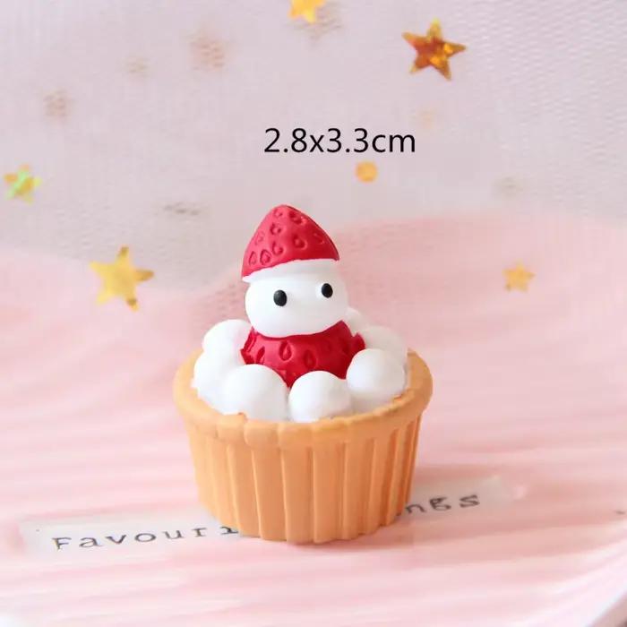 Gâteau de père noël crème glacée