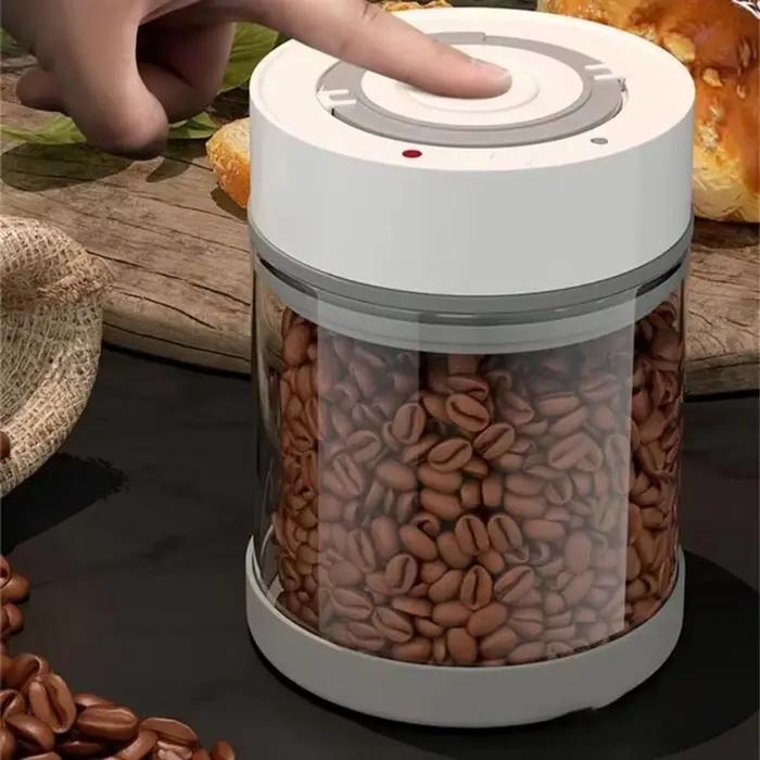 Pot en verre sous vide intelligent pour le stockage des aliments-récipient réutilisable et polyvalent pour grains de