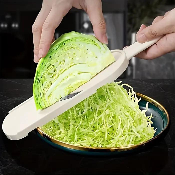 Râpe à chou, oignons, concombres, pommes de terre, grattage au chou pour la coupe de salade, outil de tranchage et de déchiquetage Ultra-fin, outil de cuisine