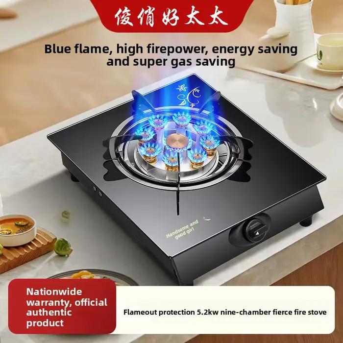 Cuisinière à gaz compacte à un seul brûleur GPL Gaz naturel Économie d'énergie