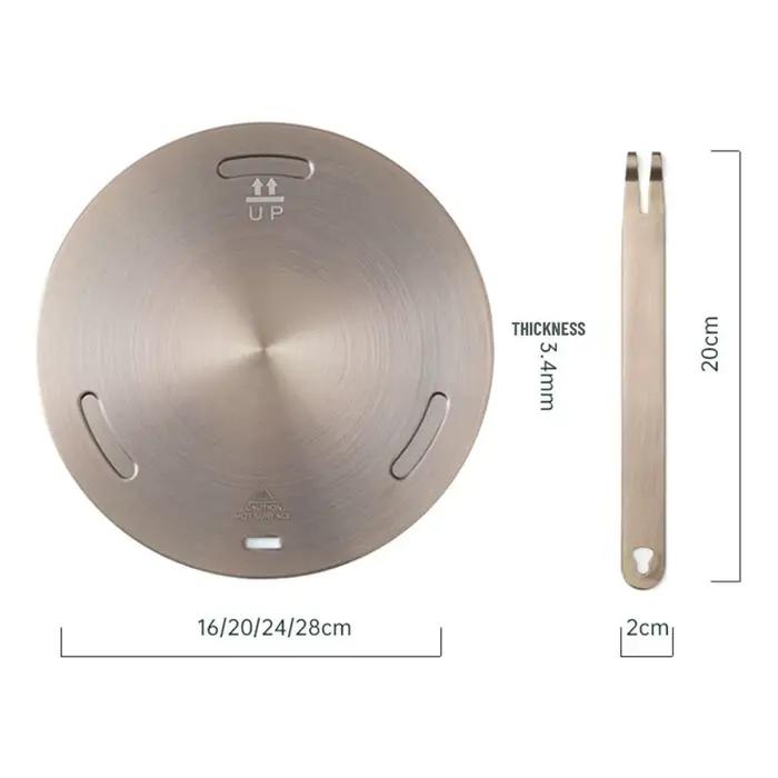 Plaque de Conduction de chaleur pour cuisinière à Induction de cuisine
