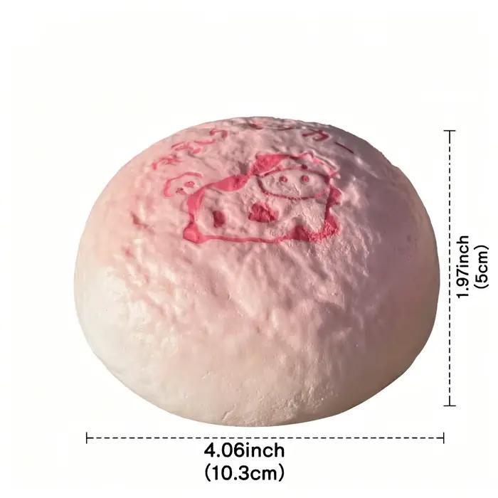 Ornement en PU souple imitation pâtisserie crème